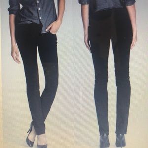 J. Crew Matchstick Skinny Black Jeans